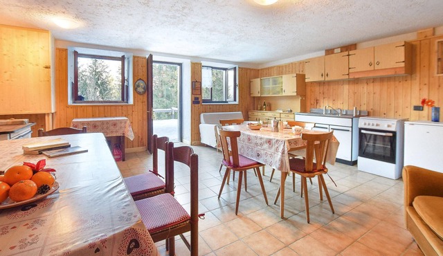 This cottage is idyllically located on a plot surrounded by forest and offers good conditions for a