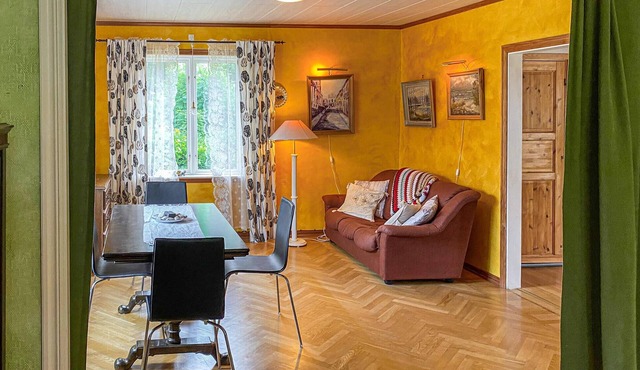 This inviting vacation home welcomes you close to Lake Borensee.