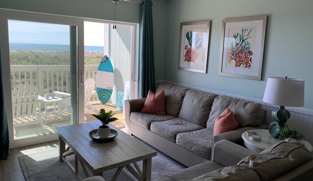 This is it! Excellent location, newer construction & stunning OCEAN FRONT condo.