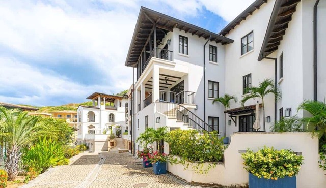 This luxury home features a private pool and stunning ocean views