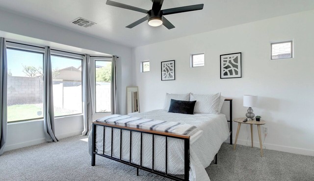 This spacious home is for everyone with multiple bedrooms and modern amenities.