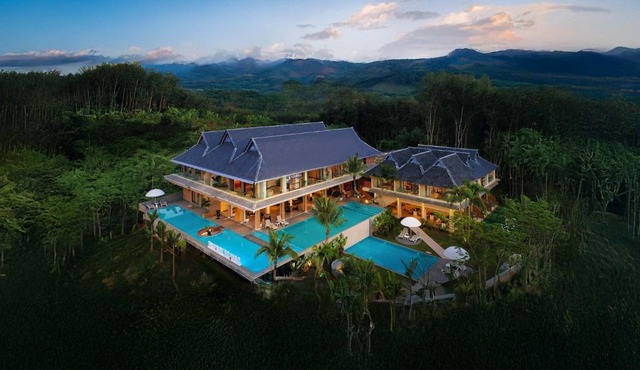 Three-Colored Cloud River．Rainforest Mist Hidden Resort VILLA (Xishuangbanna Jinghong Mengle Great Buddha Temple Branch)