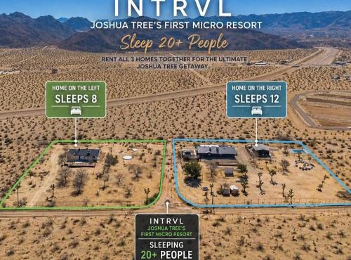 Three-Home Desert Escape with Pool, Outdoor Theatre & Pickleball