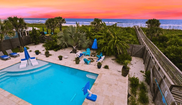 Tidal Dreams Oceanfront Home + Pool & Boardwalk