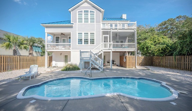 Time Stands Still: 4 Bed/3 Bath Home with Private Fenced In Pool Only One Block