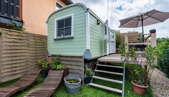 Tiny Home 'Amselnest' with Lake View, Private Terrace, and Wi-Fi