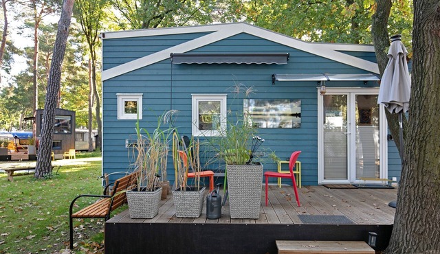 Tiny House 'Tiny House Nr 1' with Private Terrace, Wi-Fi, and Air Conditioning