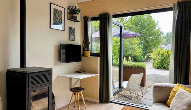 Tiny house with fireplace in polder | Tiny House Gold