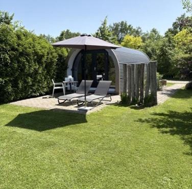 Tiny Natuurlodge voor 2 personen met vrij uitzicht over landerijen