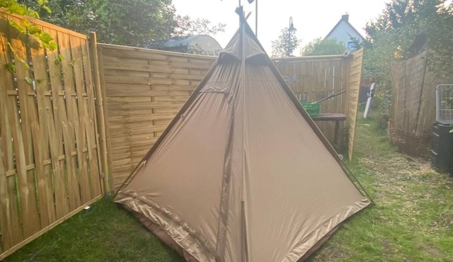 Tipi in the countryside