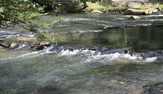 Toccoa Fish Trap Escape, with Riverfront Deck and New Hot Tub