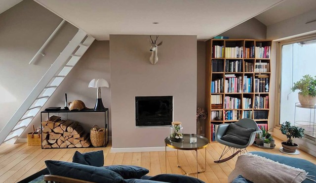 Top-floor cross-through apartment with 2 terraces, in Divonne-les-Bains
