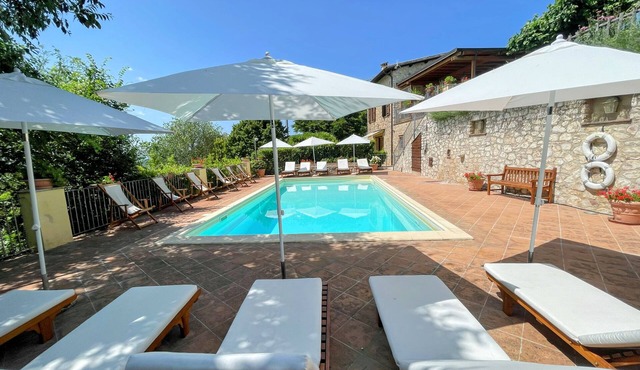 Torretta sleeps 5 with pool and exclusive gardens plus private verandah