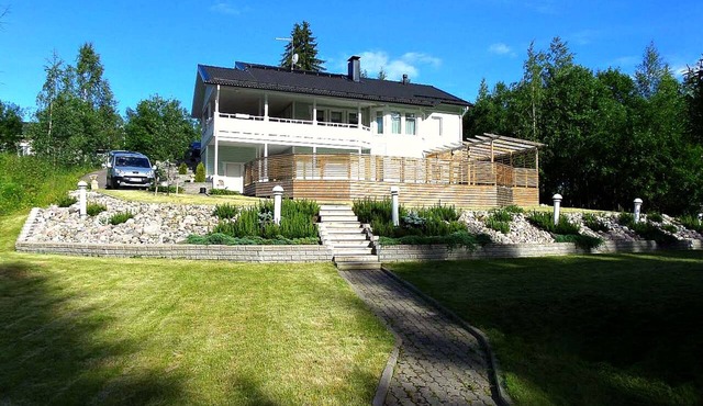 Traditional Finnish house with beautiful views