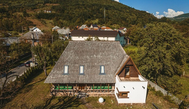 Traditional house located in Bârsana, Maramureș.