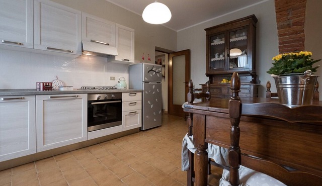 Traditional house with fireplace and terrace-WONDERFUL VIEW ON THE HILLS
