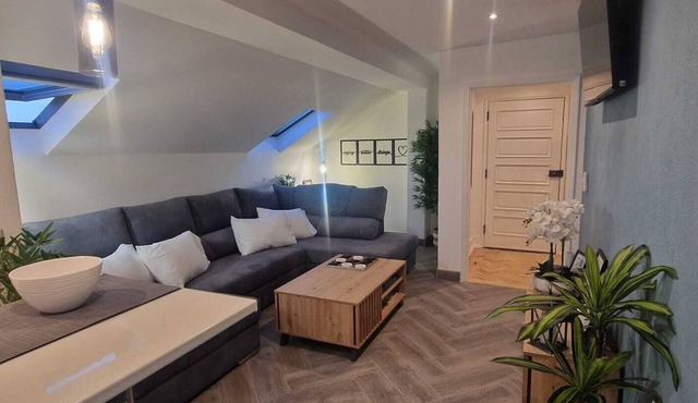 Train Station Apartment in the Heart of the city with great views and 2 Patios.