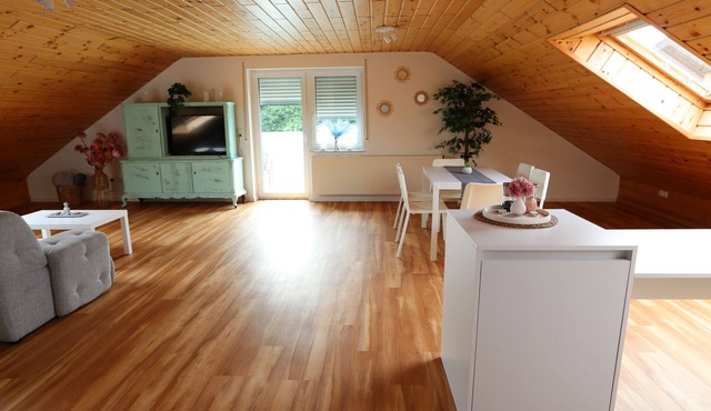 Tranquil 3-bedroom apartment with WiFi in Schöllkrippen