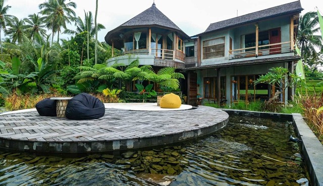 Tranquil, 4 Bedroom Villa with Rice Terrace View