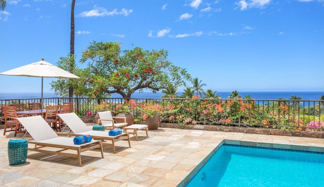 Tranquil 4BR Villa (21) at Mauna Kea – Ocean Views & Poolside Living