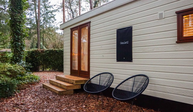 Tranquil forest chalet by pond in Veluwe, pet-friendly & sleeps 4