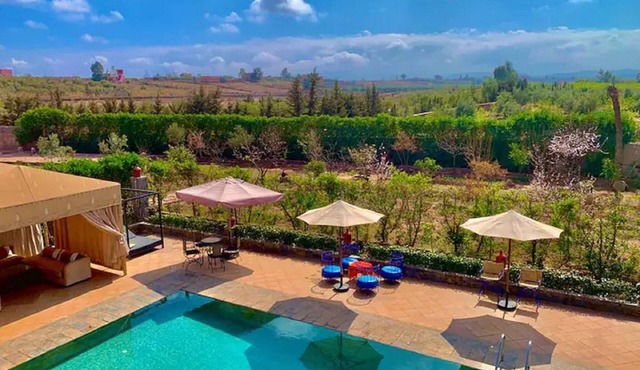 Tranquil Atlas Escape with a heated pool