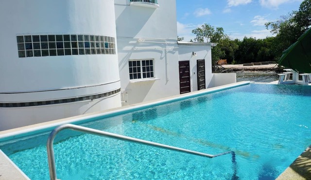Tranquil SeaView Studio w Pool & Deck near Airport