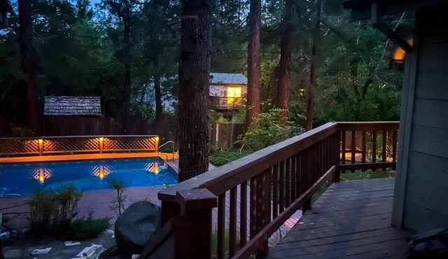 Tranquil Twain Harte Retreat for 8: Private Pool/Spa, Lake Access, Walk to Town