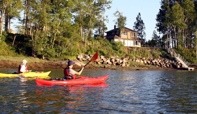 Tranquil waterfront near Rockland, July week on sale!