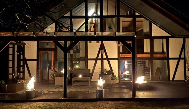 Traumscheune mit Pool, Kamin und privatem Spa