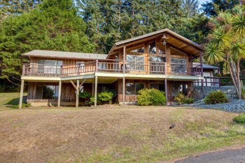 Tree-Lined Gold Beach Retreat w/Multiple Decks!