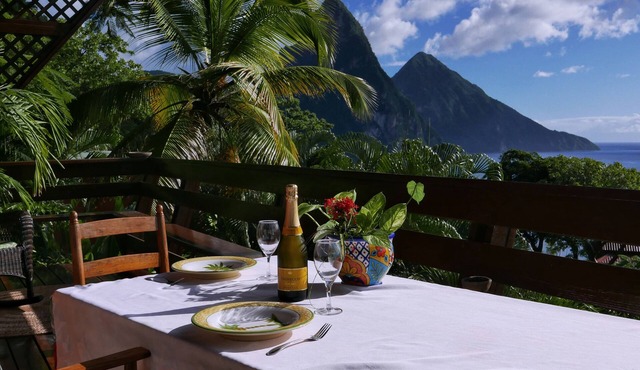 Treehouse Hideaway Villa II -Million Dollar Piton and Ocean Views