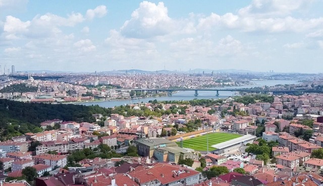 Trıplex modern flat in the center of Istanbul with Panoramic View