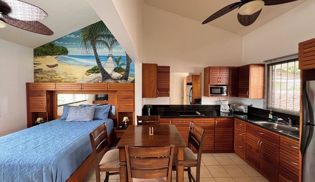 Tropical Beach Second Floor Studio with Hill view