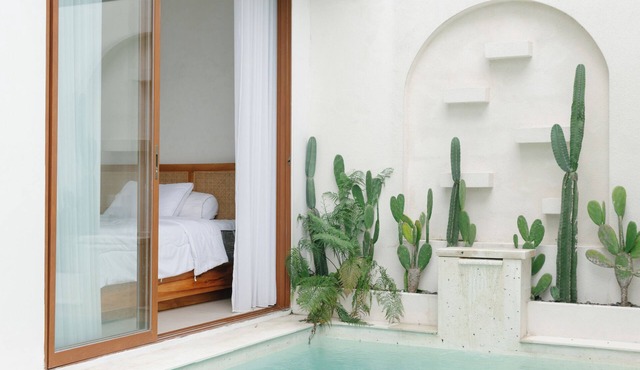 Tropical Minimal-Lux Villa 2BR, 10mnt to Batu Belig Beach