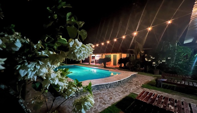 Tropical Oceanfront Half Acre 2 Houses & 2 Pools
