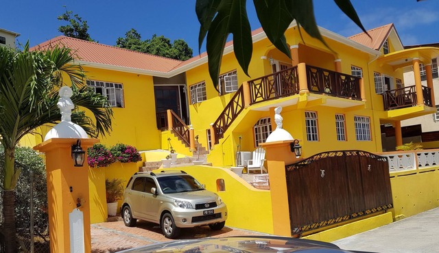 Tropical spanish style suite with a fantastic mountain view