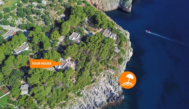 True gem with sea access and stunning views (house A)