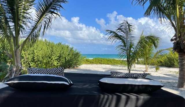 Tulum private front beach jungle Bungalow. Unique experience!