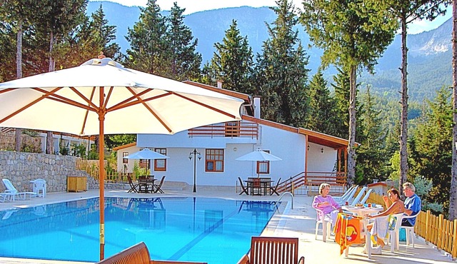 Turkey mediterranean cost villa in Beycik with sea forest mountain view
