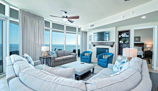Turquoise Place 801D 4 bedroom 4.5 bath corner unit with Private hot tub by Prickett Properties