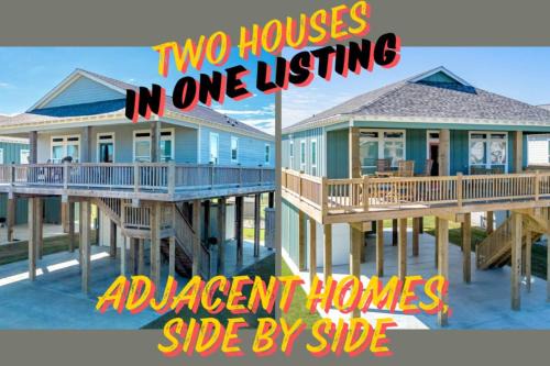 Two Adjacent Cabins Sleeps 18