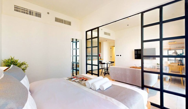 Two Bedroom: Modern and Chic with Balcony