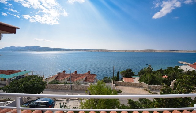 Two bedroom apartment with terrace and sea view Vidalići, Pag (A-9393-b)
