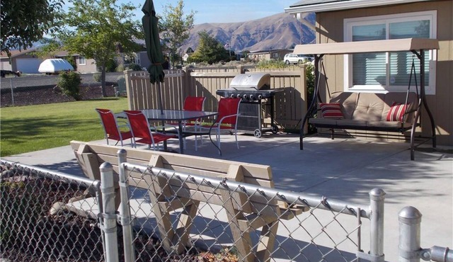 Two bedroom, three bathroom fenced yard. Game room with hide a bed. Pet friendly