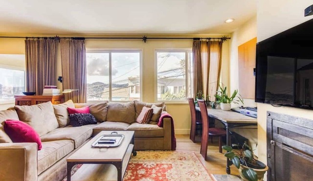 Two Bedroom, Two Newly Renovated Bathrooms, Deck