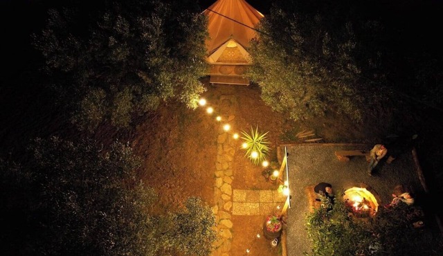 Two Boho Bell Tents for Groups | 6 Guests + Extra Beds | Olive Grove, Calabria