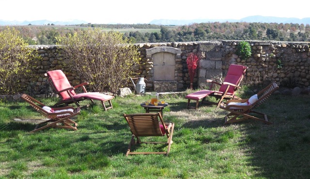 Two charming outbuildings with swimming pool