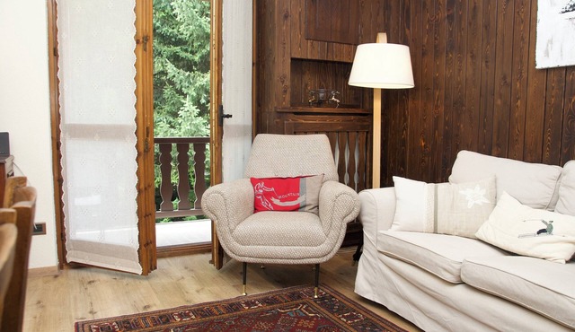 Two minutes from the ski slopes, cozy renovated apartment.