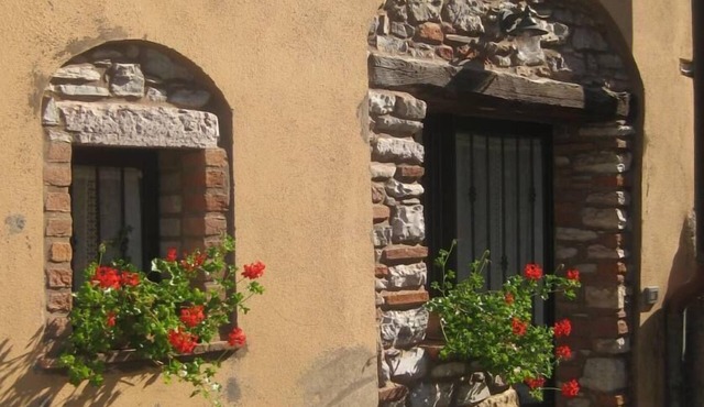 Typical apartment in ancient village near the sea-coast of the Etruscans